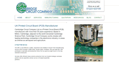 Desktop Screenshot of cambridge-circuit.co.uk