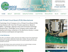 Tablet Screenshot of cambridge-circuit.co.uk